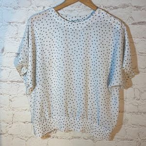 VINTAGE KATHY CARMELLI SHORT SLEEVED BLOUSE